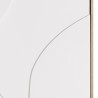 HOMER Wall Decoration - White Abstract Shapes in Relief 83x123cm