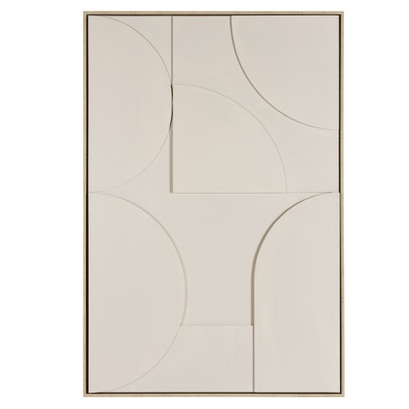 Décoration murale HOMER 83x123cm formes abstraites beiges