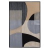 HOMER Wall Decoration 83x123cm Abstract Shapes No. 1 - Black Frame