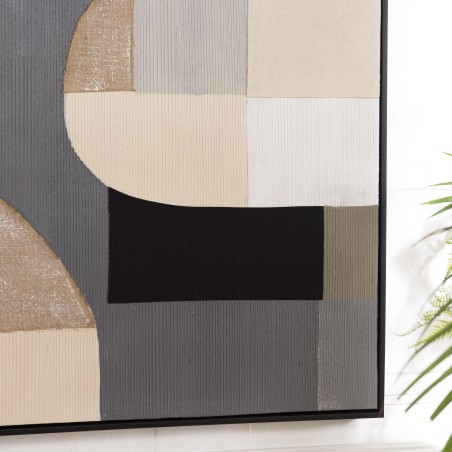 HOMER Wall Decoration 83x123cm Abstract Shapes No. 2 - Black Frame