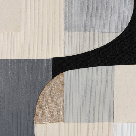 HOMER Wall Decoration 83x123cm Abstract Shapes No. 2 - Black Frame