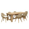 KALLY Set no. 16 Recycled Teak & Rattan Garden Furniture Set