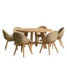 Ensemble de jardin KALLY - Lot n°28 en teck recyclé et rotin synthétique