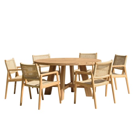 VALERIA Set no. 30 Garden Furniture Set for 6 People