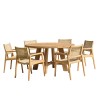 VALERIA Set no. 30 Garden Furniture Set for 6 People