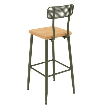 Ensemble bar HELENA - Pin et métal vert