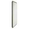 HELENA - Rectangular Mirror with Rounded Corners in Green Metal