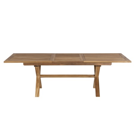FUN Teak Garden Furniture Set for 8/10 People - Outdoor Dining Set