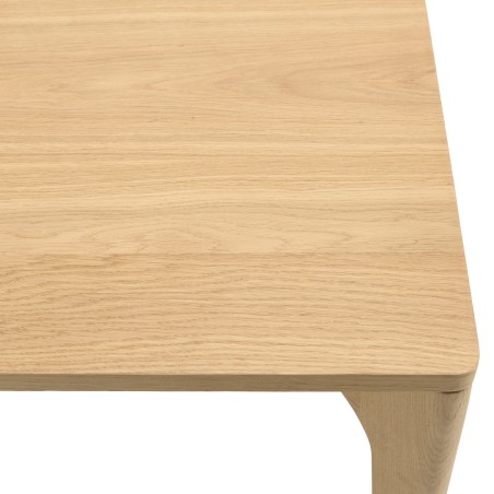 MAXENCE - Extendable Dining Table 240/292cm Natural Solid Oak Legs