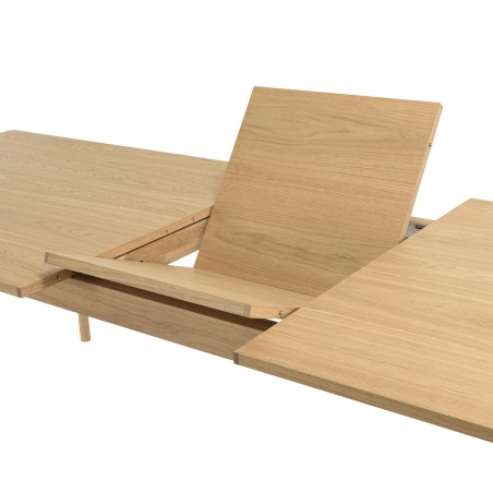 Table à manger extensible MAXENCE en chêne massif