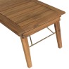 VICK 4-Seater Garden Furniture Set - Acacia & Rattan