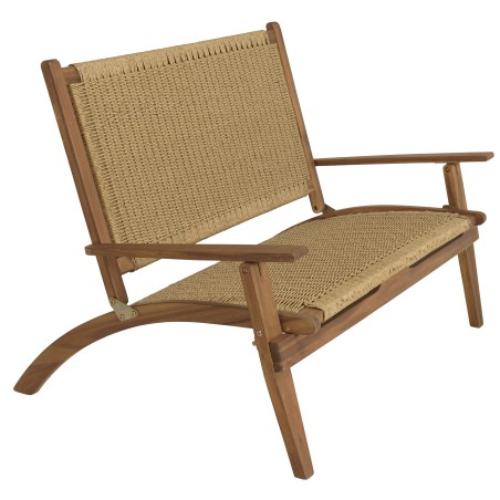 VICTOIRE 4-Seater Garden Furniture Set - Acacia & Rattan