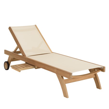 HARRIS - Bain de soleil textilène couleur beige
