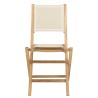 HARRIS - Lot de 2 chaises pliantes textilène couleur beige