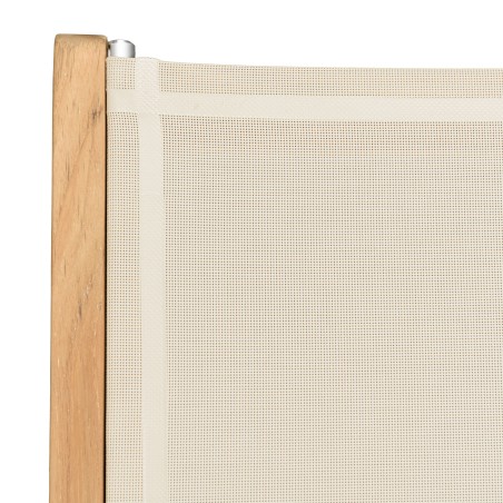 Chaises pliantes lot de 2 textilène couleur beige | FUN