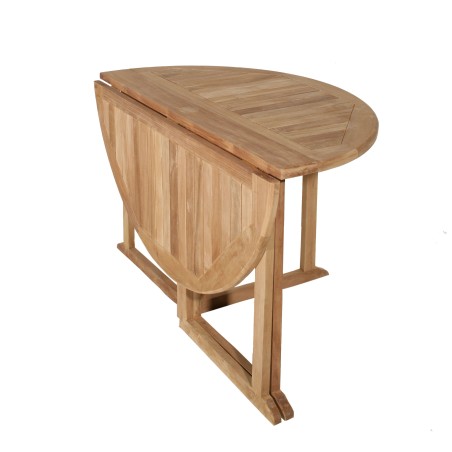 teak and textilene garden set for 4/6 people FUN