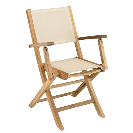 HARRIS - Lot No. 158 Teak and textilene garden furniture for 10/12 people