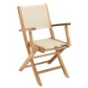 HARRIS - Lot No. 158 Teak and textilene garden furniture for 10/12 people