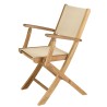 HARRIS - Lot No. 159 Teak and textilene garden furniture for 10/12 people