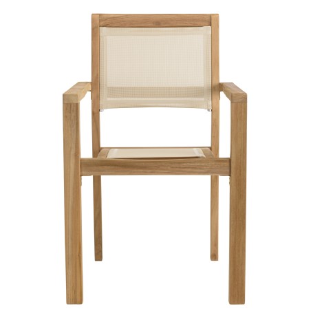 HARRIS - Lot No. 161 Teak and textilene garden furniture for 10/12 people