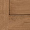 Teak and textilene garden set for 8/10 people