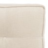 ANGELE - 1-seater convertible armchair in ecru fabric