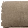 ANGELE - 1-seater multi-position armchair in taupe-colored fabric