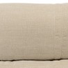 ANGELE - Chauffeuse convertible 2 places en tissu couleur beige