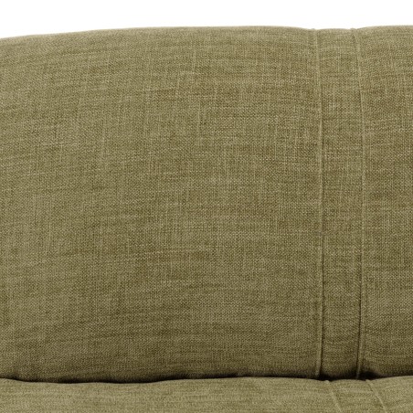 ANGELE - 2-seater convertible armchair in green fabric