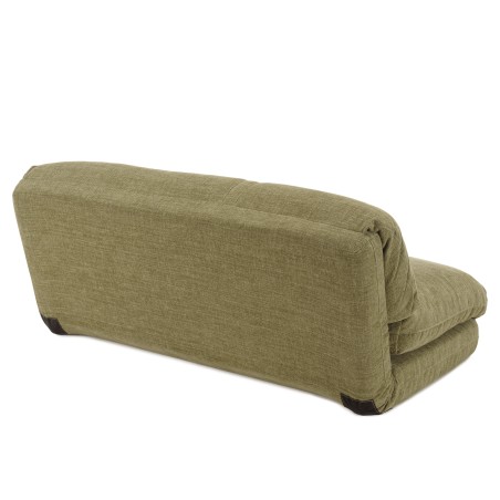 ANGELE - Chauffeuse convertible 2 places en tissu couleur vert
