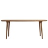 VICK - Garden table in oiled Angelica wood 200x90cm