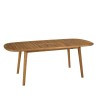 VICK - Extendable garden table in oiled acacia 150/200x100cm