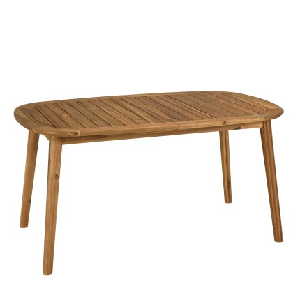 VICK - Extendable garden table in oiled acacia 150/200x100cm