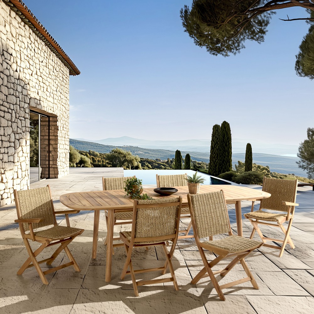 VICK - Cancun 6-seater garden furniture set VICK - Cancun 6-seater garden furniture set