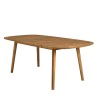 VICK - Extendable garden table in oiled acacia 150/200x100cm