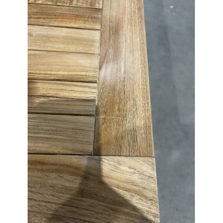 SECONDE MAIN - Table de jardin en bois Teck - 10/12 pers