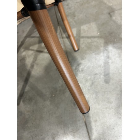 SECONDE MAIN -  Lot 2 chaises jardin bistrot VIANNEY marron