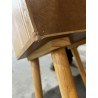 SECOND HAND - RODRIGO - Natural-colored bedside table with 1 drawer and cane detailing