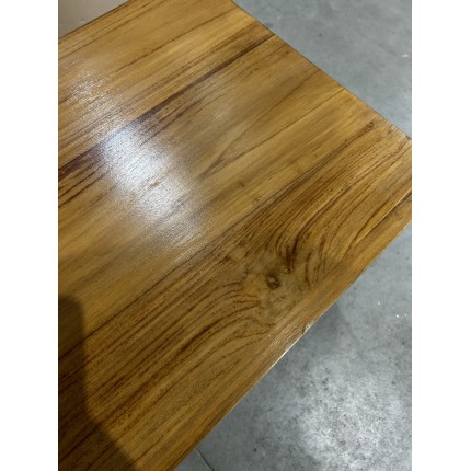 Meuble TV en teck massif 3 tiroirs - 175cm