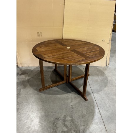SECONDE MAIN - Table de jardin MAEVA en teck huilé - 4/5 personnes