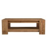 Table basse rectangulaire 132x71cm bois Pin recyclé SANDY