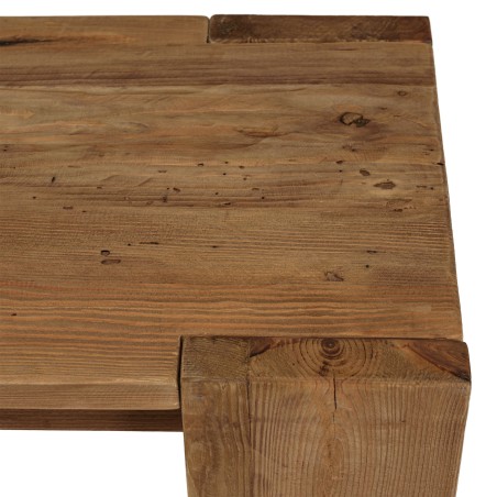 Console bois 150x40cm bois Pin recyclé SANDY