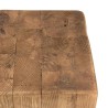 Tabouret carré 30x30cm bois Pin recyclé SANDY