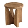 Tabouret rond 40x40cm bois Pin recyclé SANDY