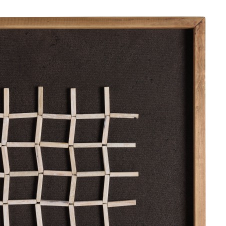 SANDY - Wall decoration 62x82cm geometric patterns Recycled pine