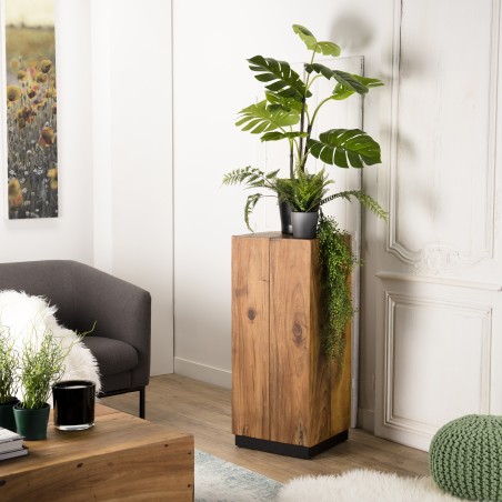 copy of SECONDE MAIN - Table d'appoint carrée haute 38x38cm bois Suar