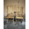 FUN - Set of 2 Java Teak Garden Chairs | Premium Solid Teak Furniture