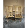 FUN - Set of 2 Java Teak Garden Chairs | Premium Solid Teak Furniture