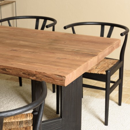 DANDY - Rectangular dining table 220x100cm recycled pine wood