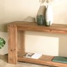 Console bois 150x40cm bois Pin recyclé SANDY